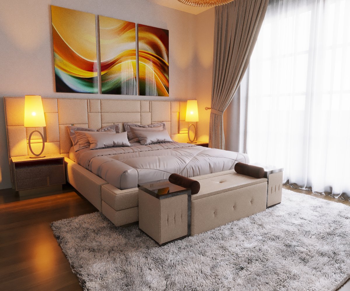 Wizualizacja sypialni